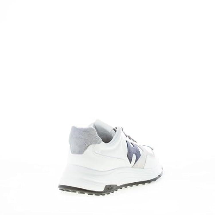 Hogan Uomo Hyperlight Sneaker in Pelle Bianco più Blu 182592519