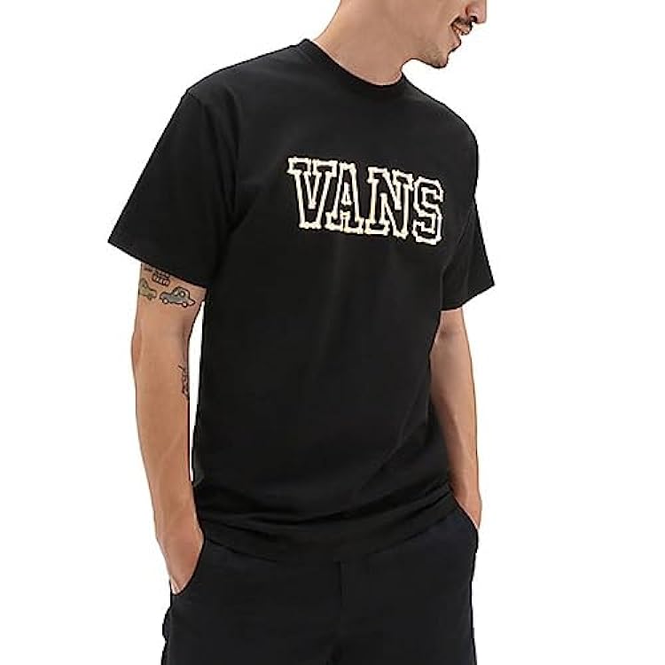 Vans T-Shirt da Uomo Bones Nera 804627096