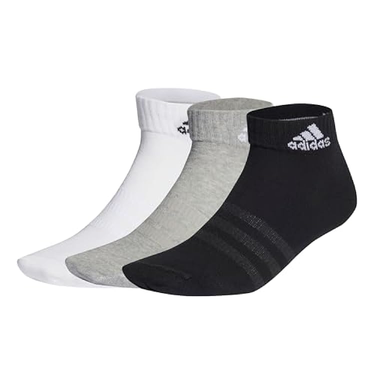 adidas Thin And Light 3 Pairs Ankle Socks Calzini Unisex - Adulto 651703750