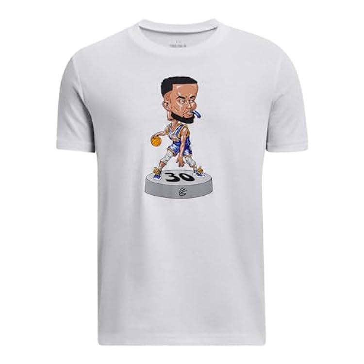 UNDER ARMOUR UA CURRY BOBBLEHEAD SS Bianco YL 610262501