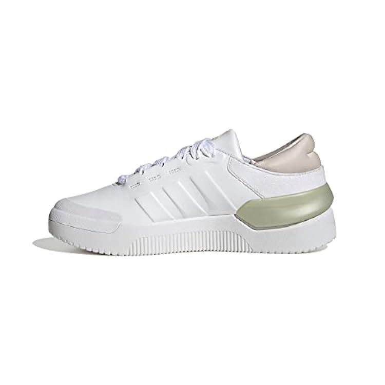 adidas Court Funk, Sneaker Donna, Ftwr White/Ftwr White/Linen Green, 40 2/3 EU 516884047