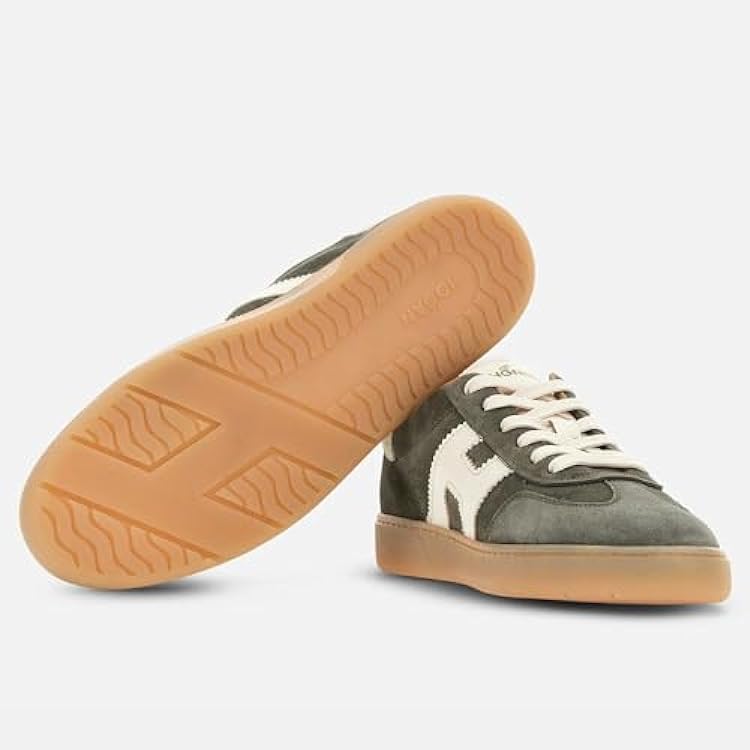 Hogan Sneakers da Uomo Cool in camoscio Color Khaki - HXM6470FB60 PJQ749J - Taglia 739552092