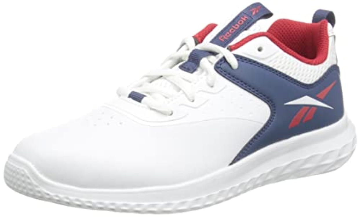 Reebok Rush Runner 4.0 Syn, Sneaker, Ftwr White/Vector Navy/Vector Red, 27 EU 217619329