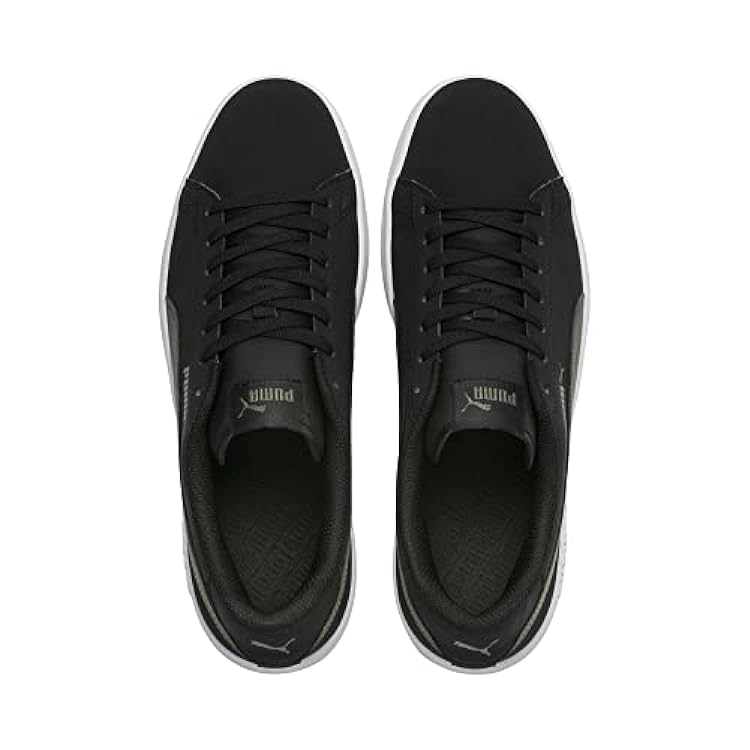 PUMA Unisex Adults´ Fashion Shoes SMASH V2 BUCK Trainers & Sneakers, PUMA BLACK-FOREST NIGHT, 38.5 732158386