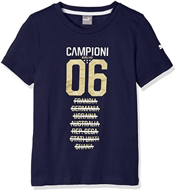 PUMA T-Shirt FIGC Italia Tribute 2006 Graphic Tee T-Shirt Bambini e Ragazzi 746583259