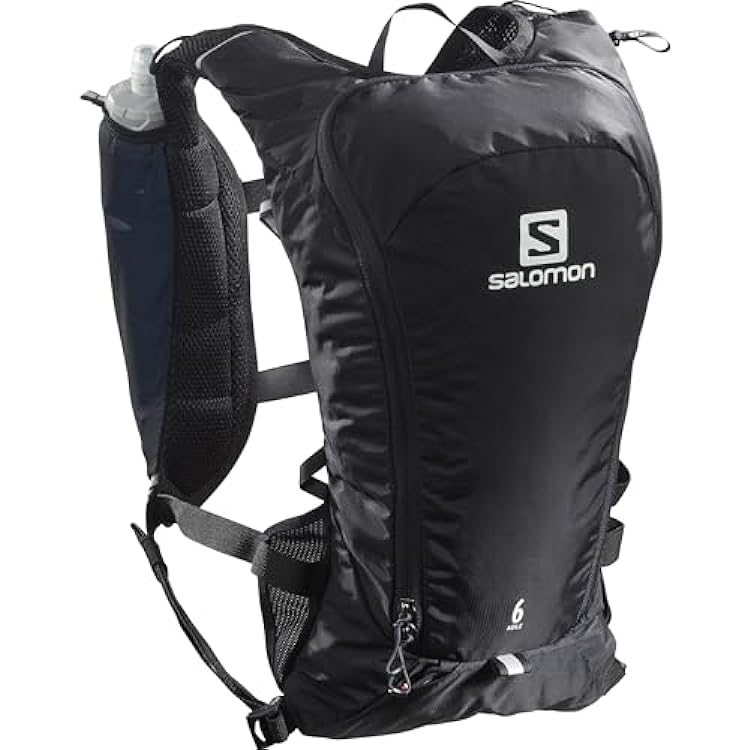 Salomon Agile 6 Gilet Unisex per Idratazione Trail Running Escursionismo MTB, Comfort dinamico, Accesso rapido, Versatilità 040815243