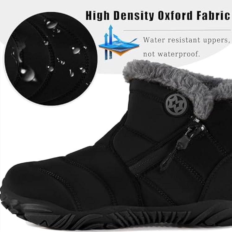 Stivali Barefoot Uomo Scarpe Donna Minimaliste Invernali Caldo Resistente all´Acqua Scarponcini Inverno 076561861