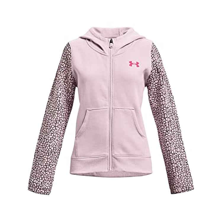 Under Armour Girls´ Rival Fleece Full-Zip , Cool Pink (684)/Cerise , Youth Large 518552561