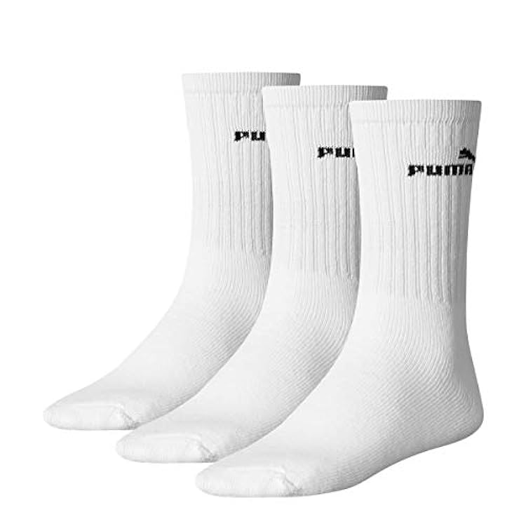 Puma – Confezione da 3 paia di calzini classici, bianco
