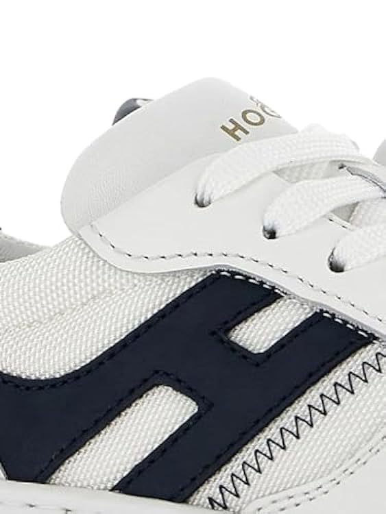 Hogan Sneakers Uomo H630 in Pelle Bianco e Blu HXM6300FG70TCY11G1 Bianco 605158291