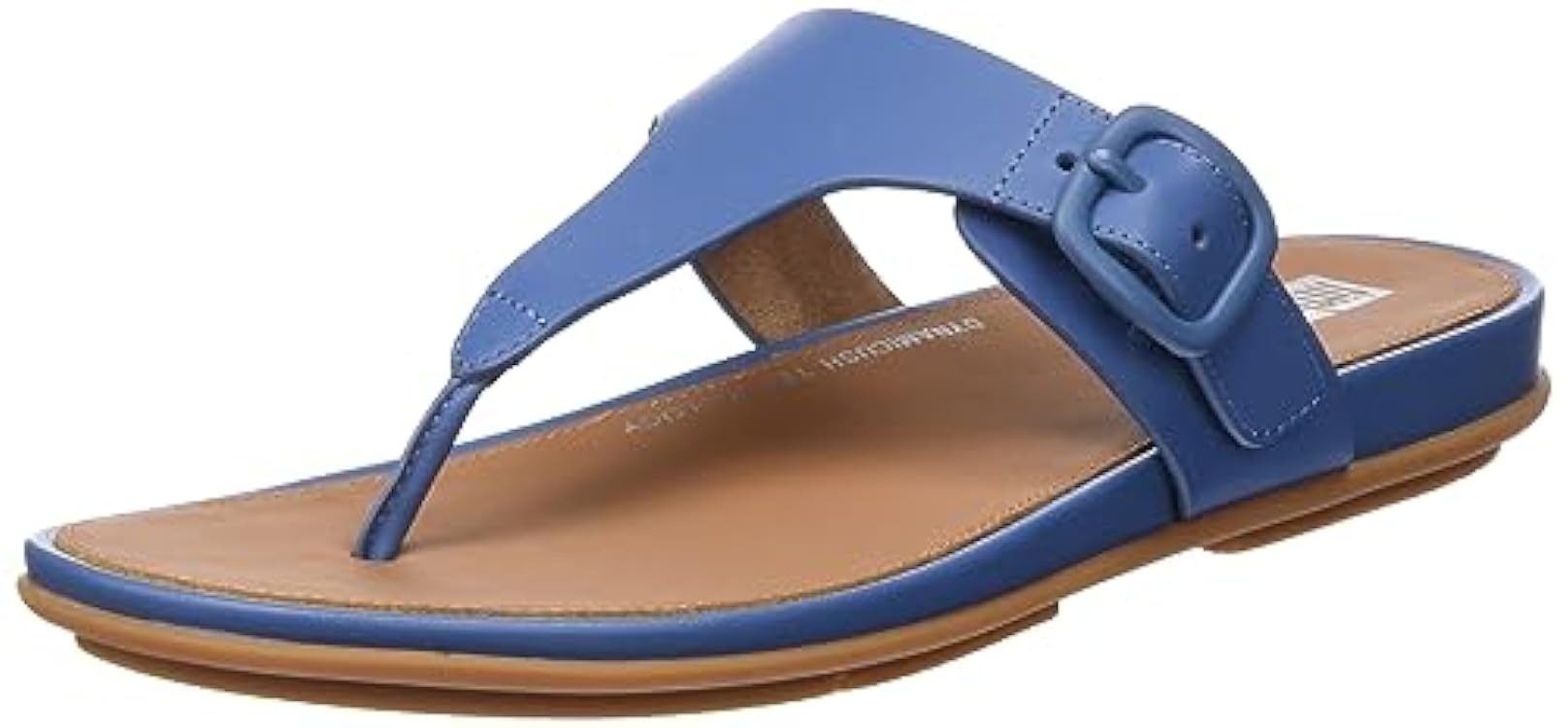 Fitflop Gracie Rubber-Buckle Leather Toe-Post Sandals, 