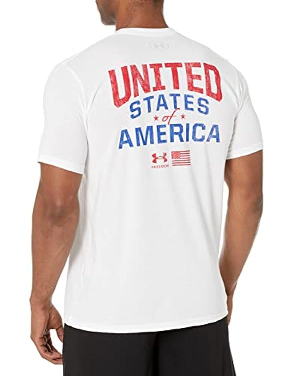 Under Armour Maglietta da uomo con logo Freedom USA 338858584