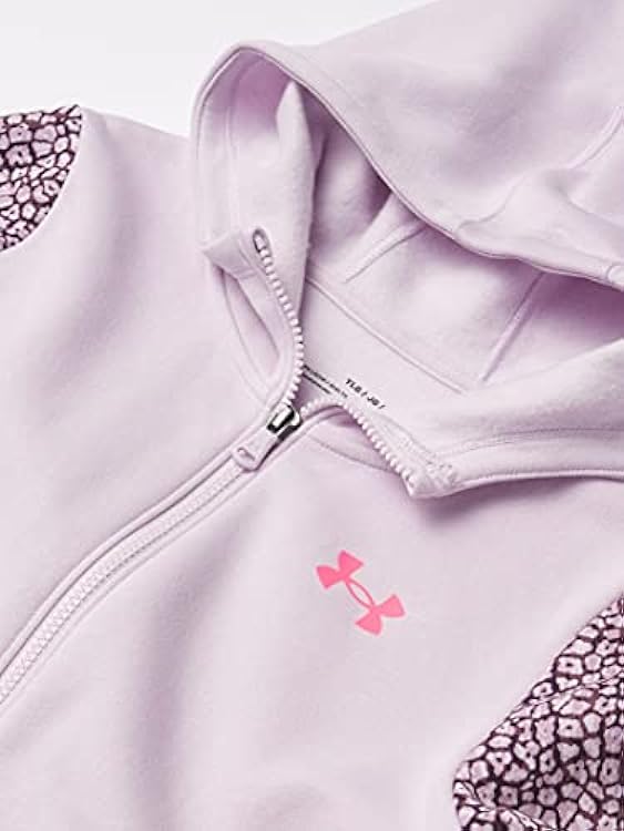 Under Armour Girls´ Rival Fleece Full-Zip , Cool Pink (684)/Cerise , Youth X-Small 336450548