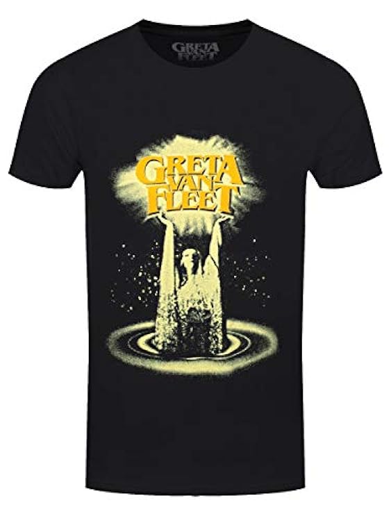 Greta Van Fleet T-Shirt Cinematic Lights da Uomo in Ner