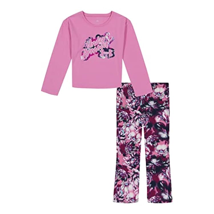 Under Armour UA FROSTED BLOOM SCRIPT LOGO SET, Island Orchid - Flare Leg, 6X 849425975