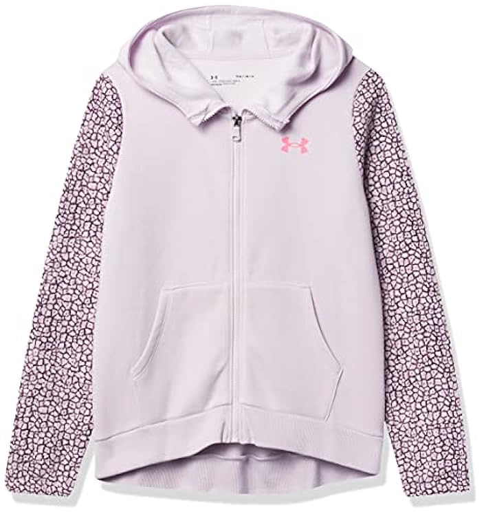 Under Armour Girls´ Rival Fleece Full-Zip , Cool Pink (684)/Cerise , Youth X-Small 336450548