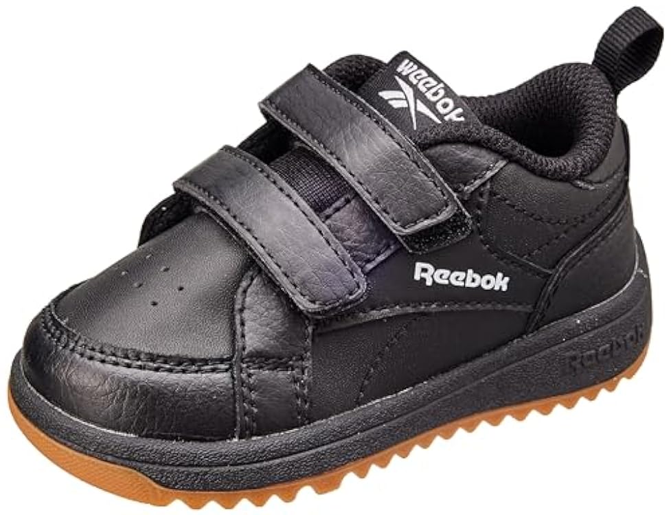 Reebok WEEBOK Clasp Low, Sneaker Unisex-Bimbi 0-24, CBLACK/CBLACK/PUGRY3, 25.5 EU 344232010